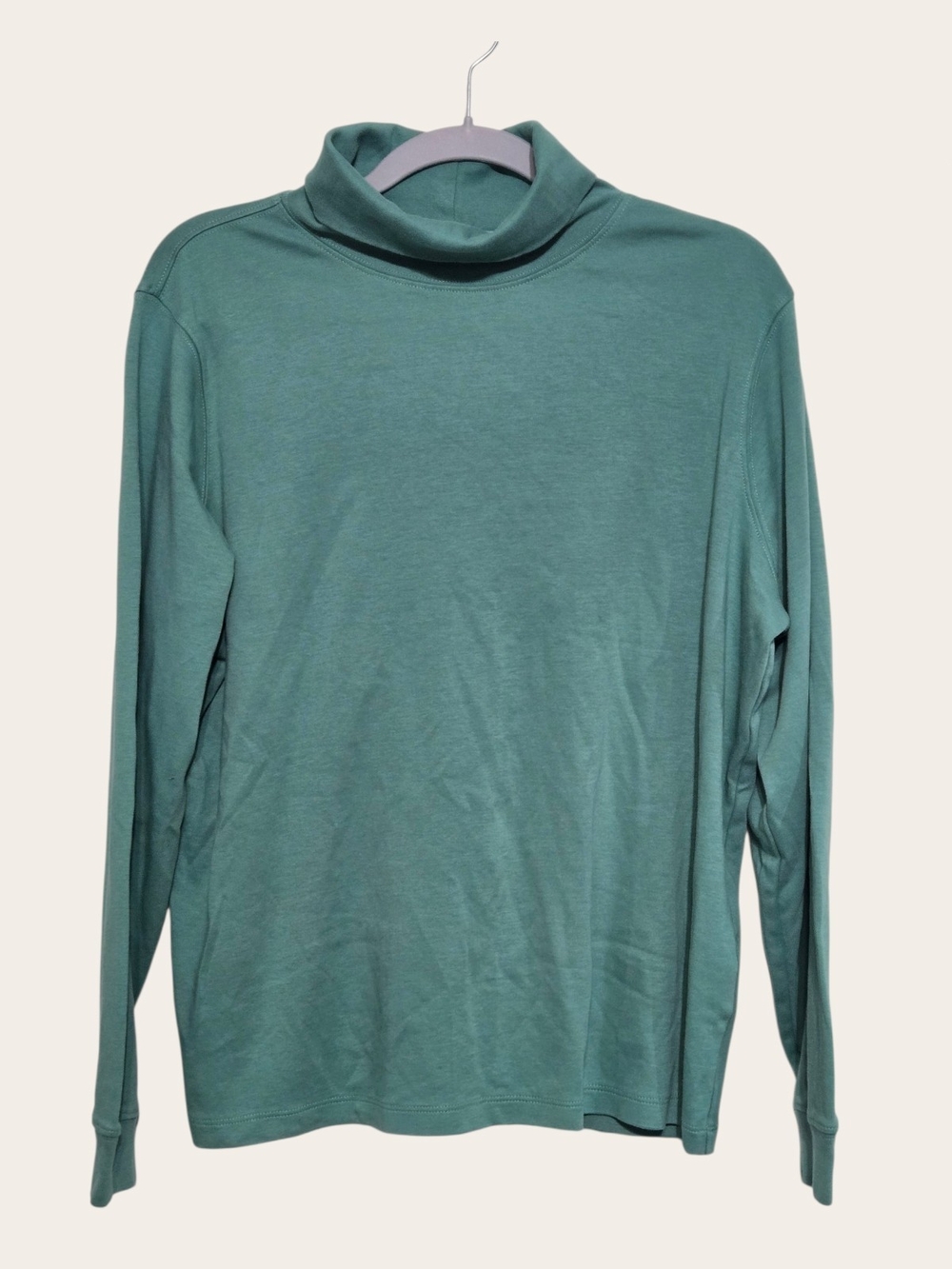 L.L. Bean Teal Green Turtleneck Sweater